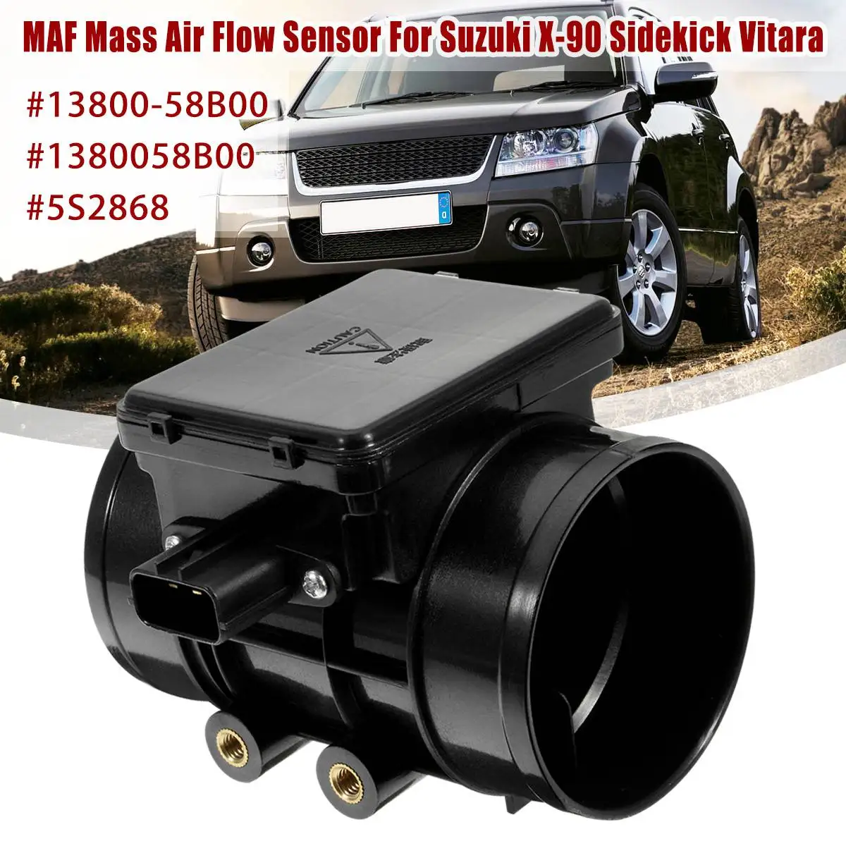 13800-58B00 1380058B00 5S2868 Автомобильный датчик массового расхода воздуха для гео-трекер evrolet трекер Suzuki X-90 Vitara Cabrio 1,6 16V