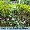 LED Solar Wind Chime Crystal Ball Hummingbird Wind Chime Light Color Changing Waterproof Hanging Solar Light For Home Garden ► Photo 3/6