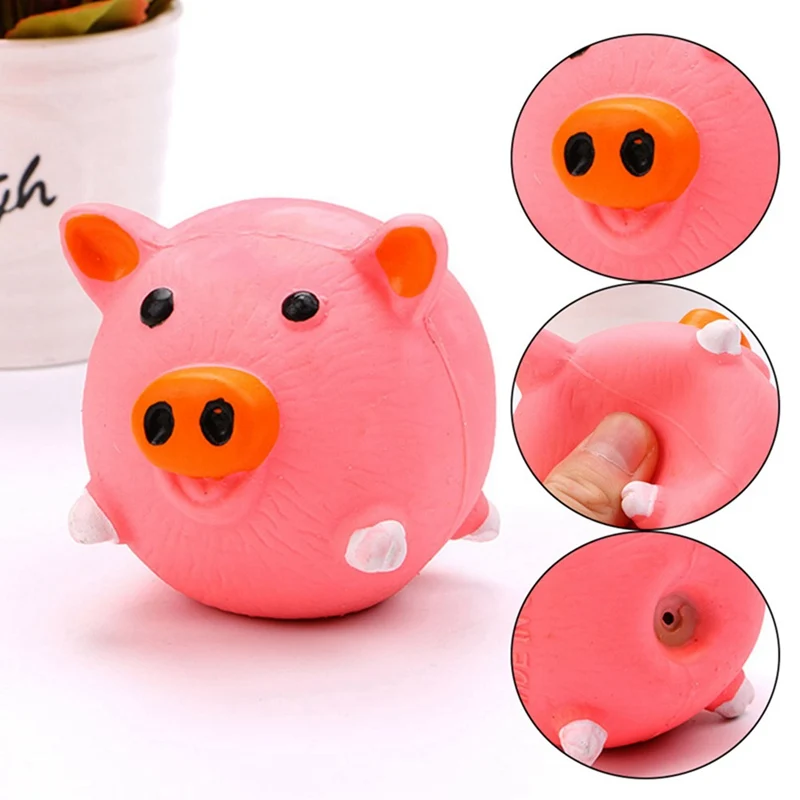 Новые милые животные натуральные латексные игрушки корова курица сферические игрушки подарочные шарики забавные игрушки