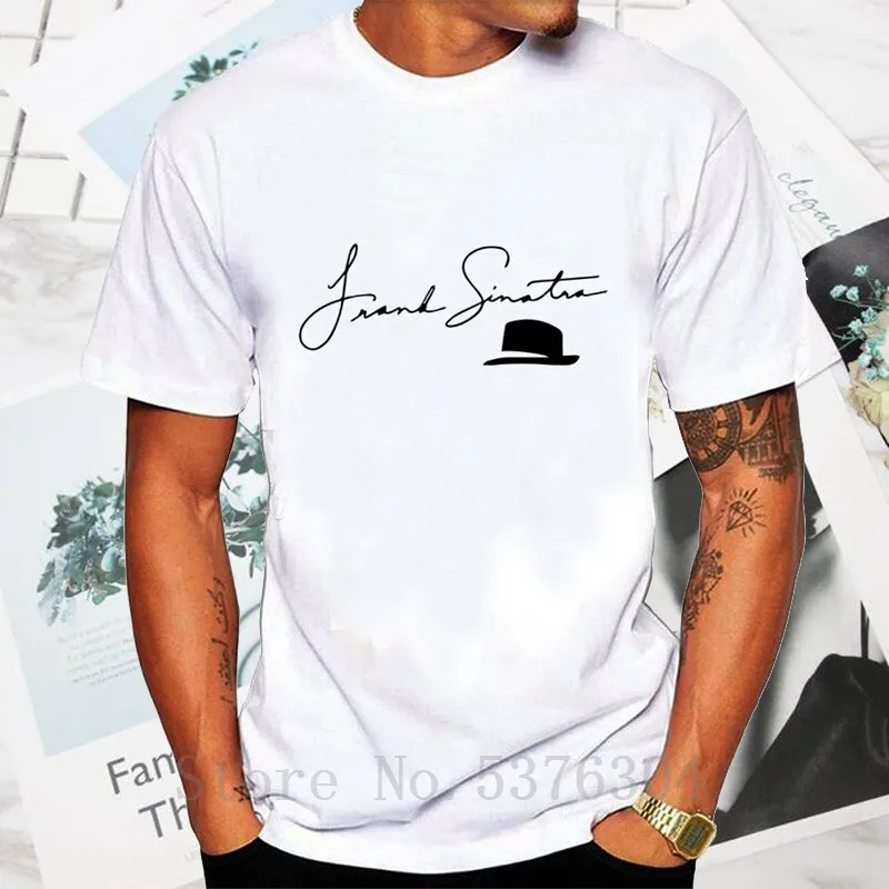 2020 Men's Popular Singer Frank Sinatra T Shirt Printing T-Shirt Hot Sale Mens Short Sleeve Novelty New Arrivals Tee Fashion |