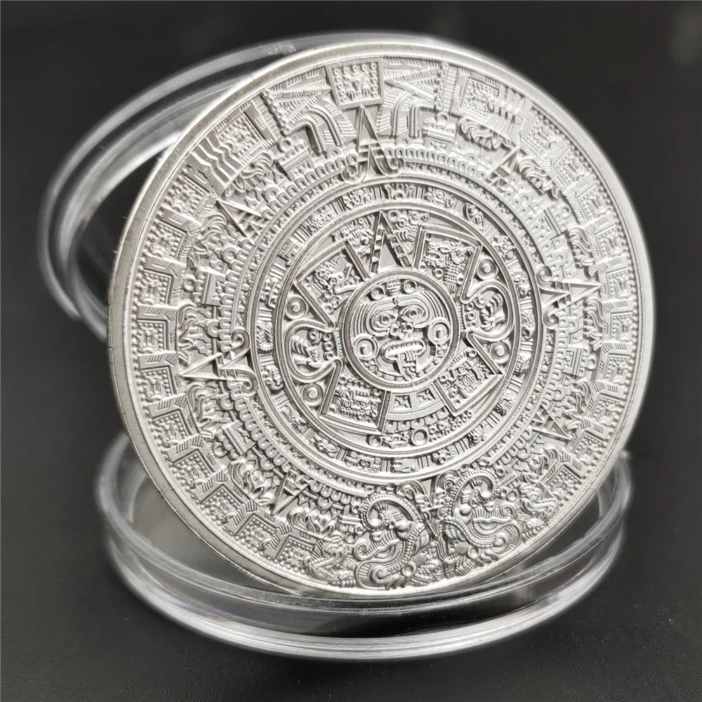 Description Picture 4 of itemOne Troy Ounce 999 Fine Silver Copy America Medal Commemorative Badge Non-currency Mexico Coin   Collectible Blister