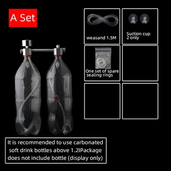 

Aquarium DIY CO2 System Generator Kit Bubble Counter Plants Diffuser Regulator