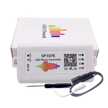 Bluetooth музыка Wifi RGB Светодиодные полосы контроллер для WS2812B WS2811 SK6812 UCS1903 LPD6803 WS2801 Светодиодные полосы светильник DC5-24V