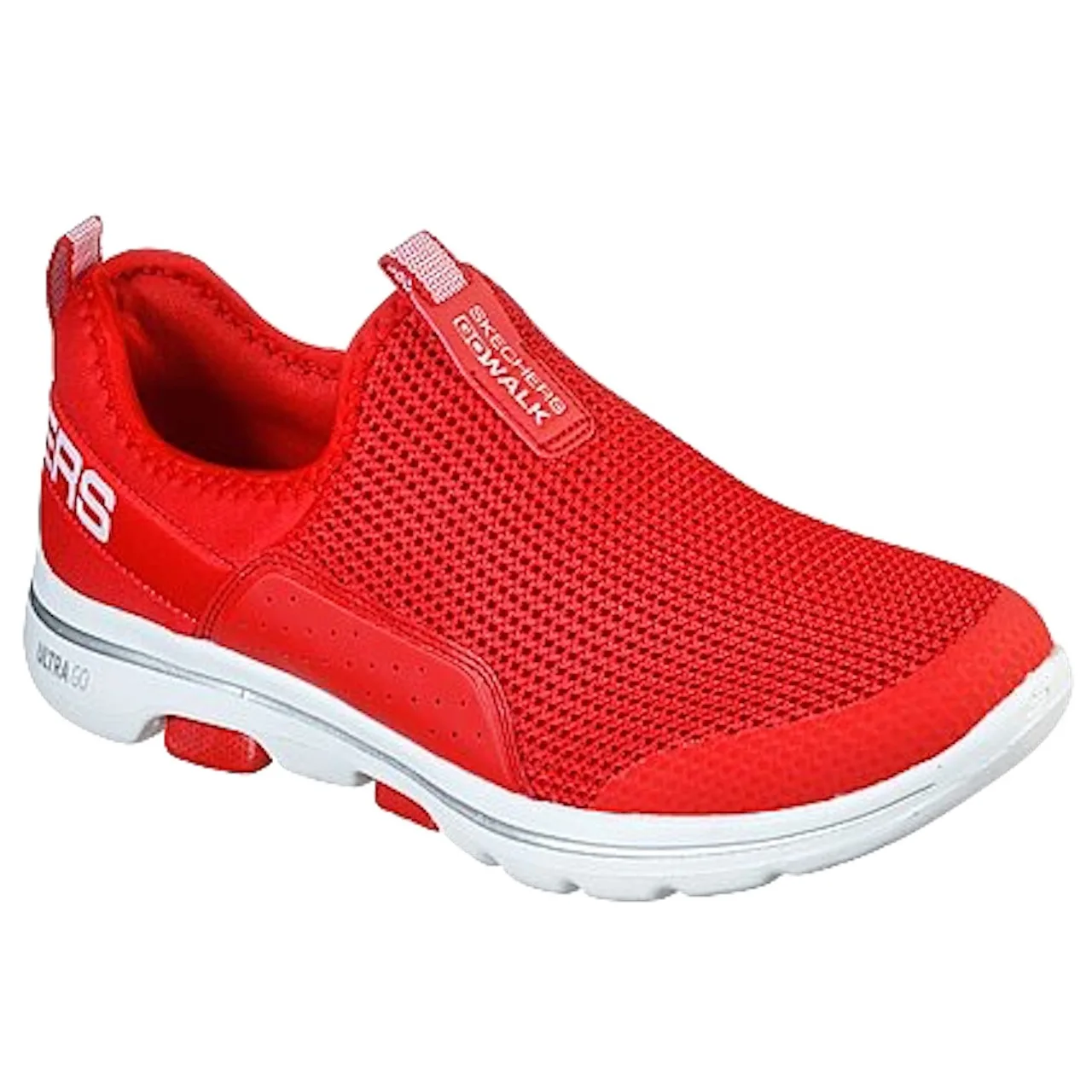 skechers memory foam red