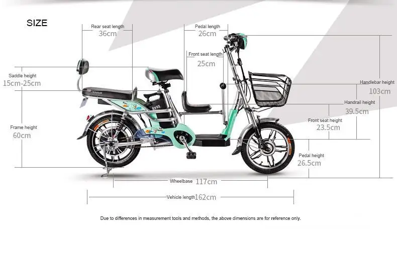 Daibot 16-дюймовый Электрический велосипед Байк, способный преодолевать Броды 2 колеса электрические велосипеды для взрослых детей 350W 48V Максимальная дальность 50 км съемный Батарея