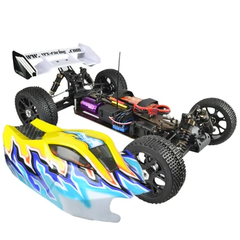 

VRX RH816 1/8 Scale 4WD Brushless RTR Off-Road Buggy High Speed 2.4GHz RC Car (With 60A ESC, 3650 Motor) - R0236 Yellow Blue