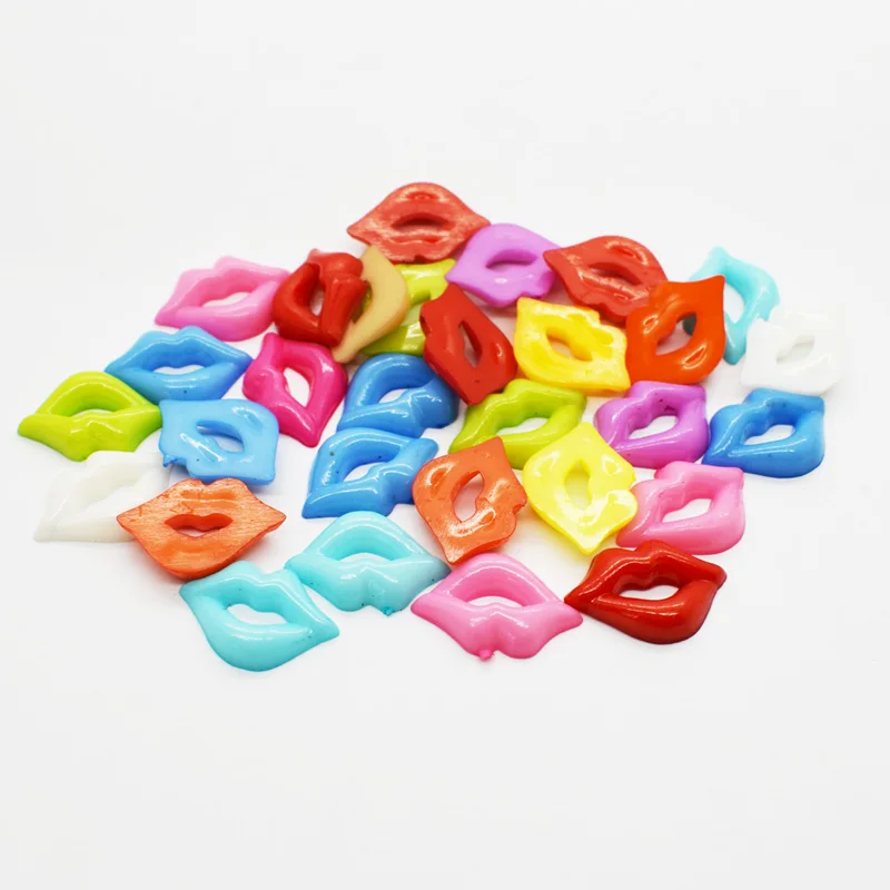 100 шт. 14X20 мм 13X18 мм пластиковые Рот куклы рот принадлежности для губ Diy Детские кухонные принадлежности изготовление игрушек аксессуары предметы для скрапбукинга игрушки - Цвет: Mix