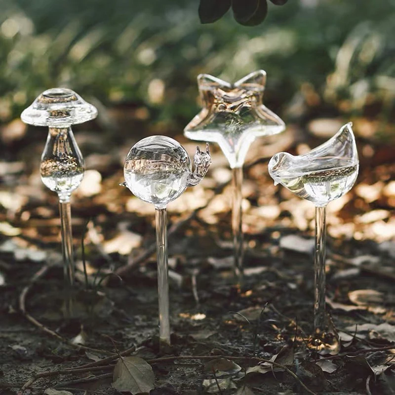 1Pcs Automatic Watering Globe Plant Flower Water Bulbs Animal Shape Glass Home Decor Garden System Self Device | Дом и сад