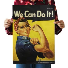 [A135] Мы можем сделать Ностальгический ретро плакат из крафт-бумаги экран для помещений кафе декоративная живопись