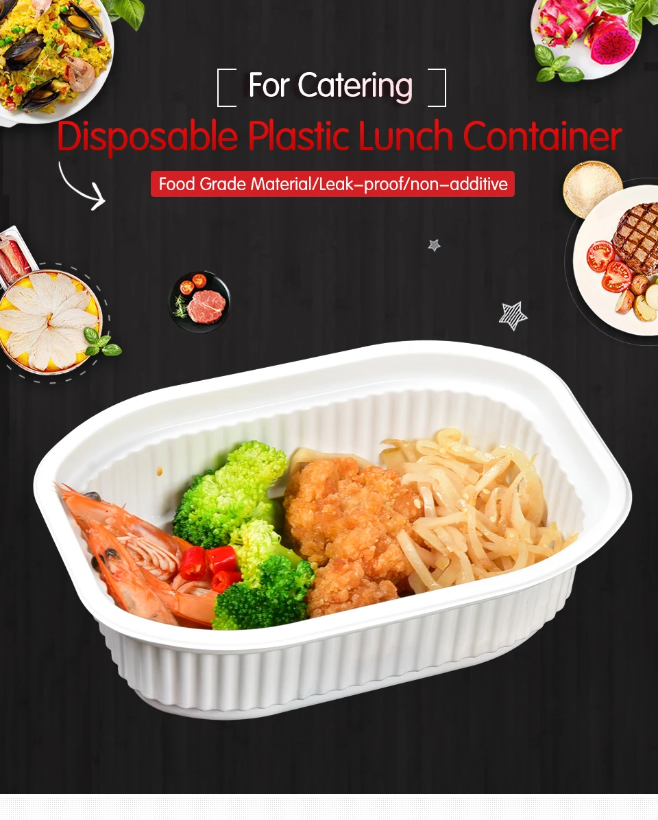Одноразовый пластиковый Ланч-контейнер Bento