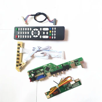 

For LP154W01-TLB6/TLB7 T.V56 controller board Remote+Inverter+keyboard 1CCFL 30Pin LVDS VGA HDMI AV USB RF LCD display panel Kit