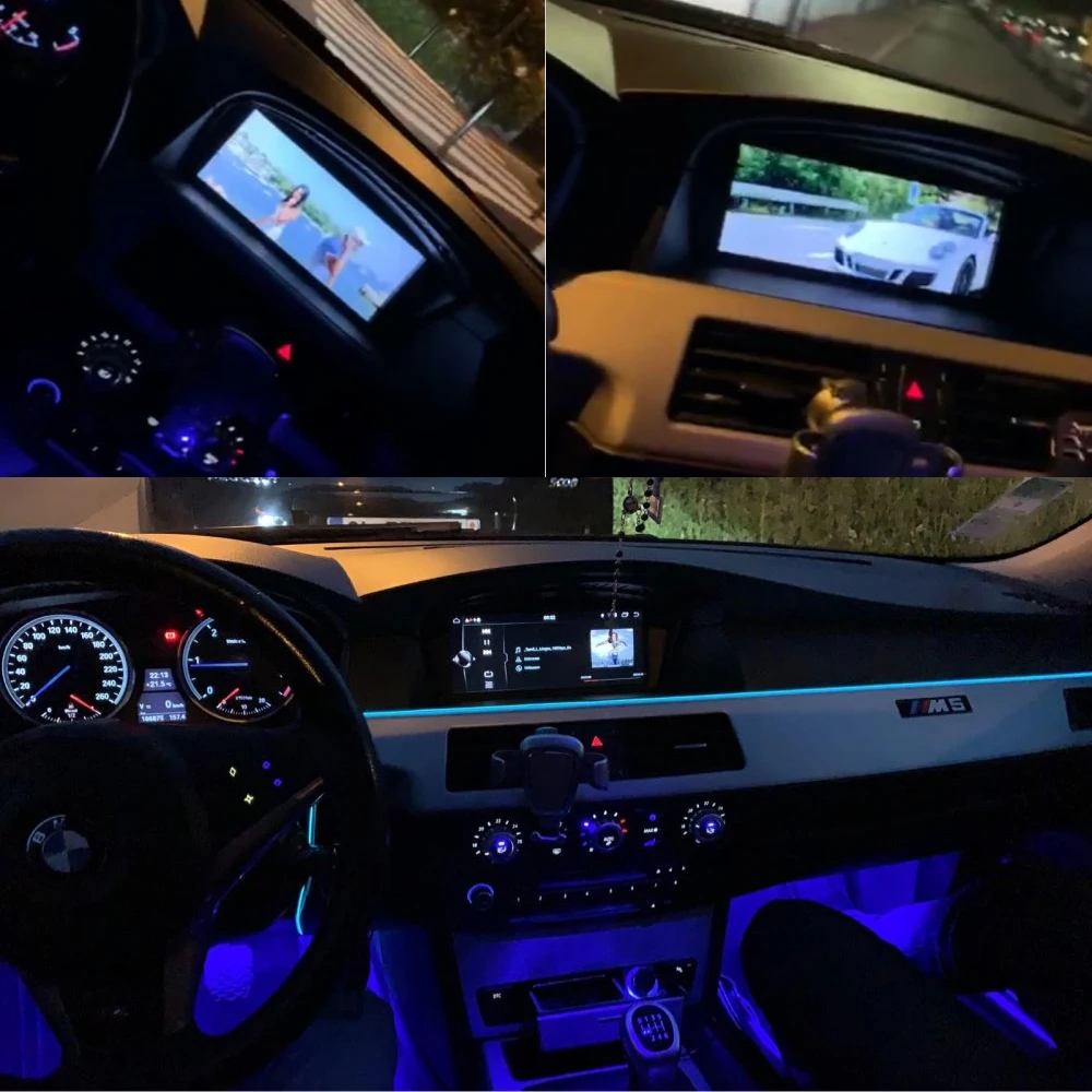 Cheap 8 Core Android 9.0 4G Car Multimedia Player Navigation Auto Radio 1 Din Stereo DVD IPS Screen For BMW E60 E61 E63 E64 E90 E91 2