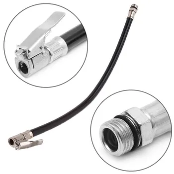 

Auto Tire Fast Inflator Self-locking Black Tube Hose Adapter Car Air Rubber Hose Lock On Clip For Twist