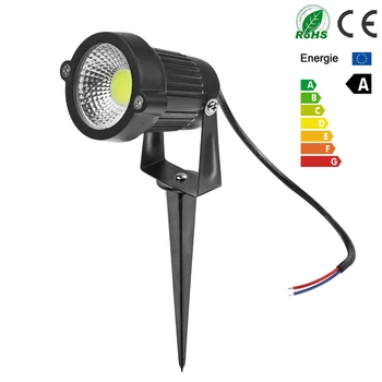 

5W COB LED Lawn Light Garden Floodlight Waterproof Lawn Light for Yard Patio Path Spotlight Lamp Waterproof Cool White DC 12V