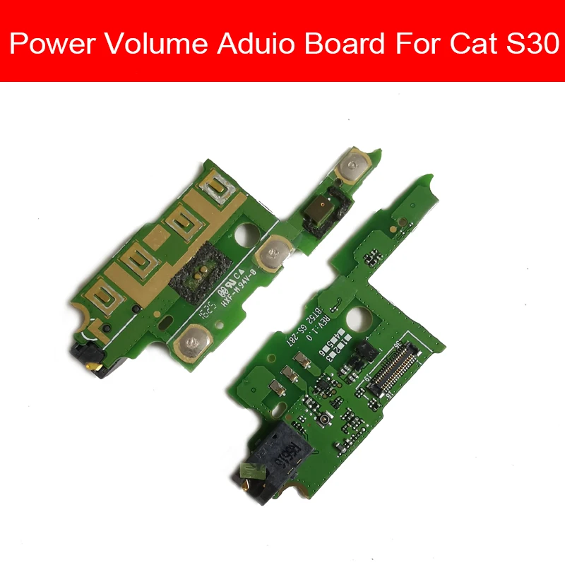

Audio Jack & Power & Volume Button Flex Cable For Cat S30 Audio Control Side Key Switch Button Board Replacement Repair Parts