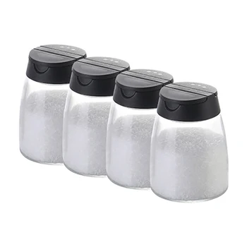 

Kitchen Adjustable Flavor Bottle Set Glass Seasoning Bottle Salt Storage Box sugar container sugar jar Kitchen Supplies