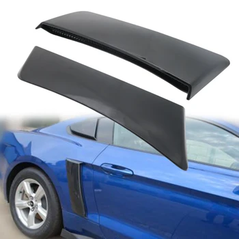 

1pair Car Accessories Wide-body Round Eyebrow Outlet Rear Quarter Panel Side Scoops For Ford Roush Mustang 2015-2019