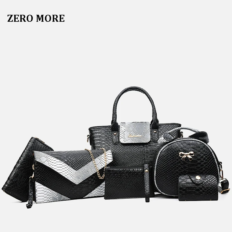 6 шт./компл. Для женщин Сумки комплект Одежда высшего качества из искусственной