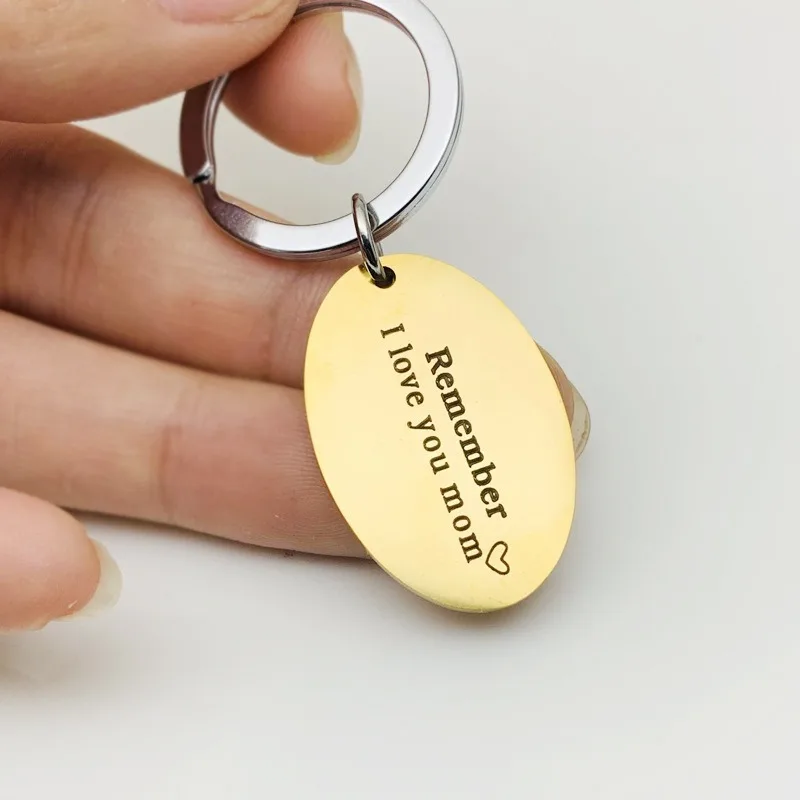 Oeinin перемещенный брелок для ключей с надписью Remember I Love Mum сумки подарок мамы