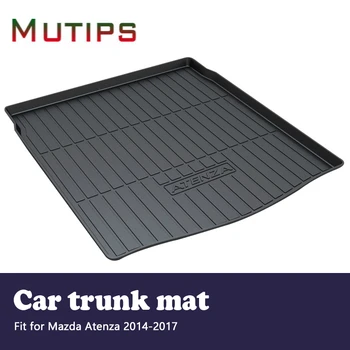 

Mutips Car Cargo rear trunk mat For Mazda Atenza 2014 2015 2016 2017 Styling Boot Liner Waterproof Anti-slip mat Accessories pad