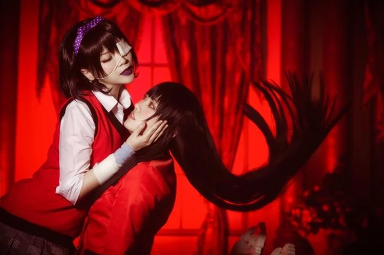 LEOSOXS Anime Cosplay Costume Kakegurui Compulsive Gambler Wigs Accessories Uniform Schoolgirl School Suit -Zentai shop online H14137eba60dc4632b1eb006e36ebe6a8r.jpg