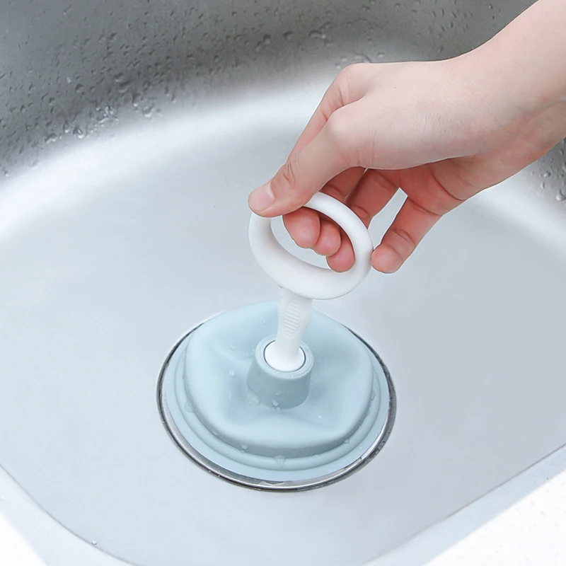 

Family Sink Drain Pipeline Cleaner Dredger Cup Piston Detachable Sink Drain Cleaners Suction Suction Cups Toilet Plunger