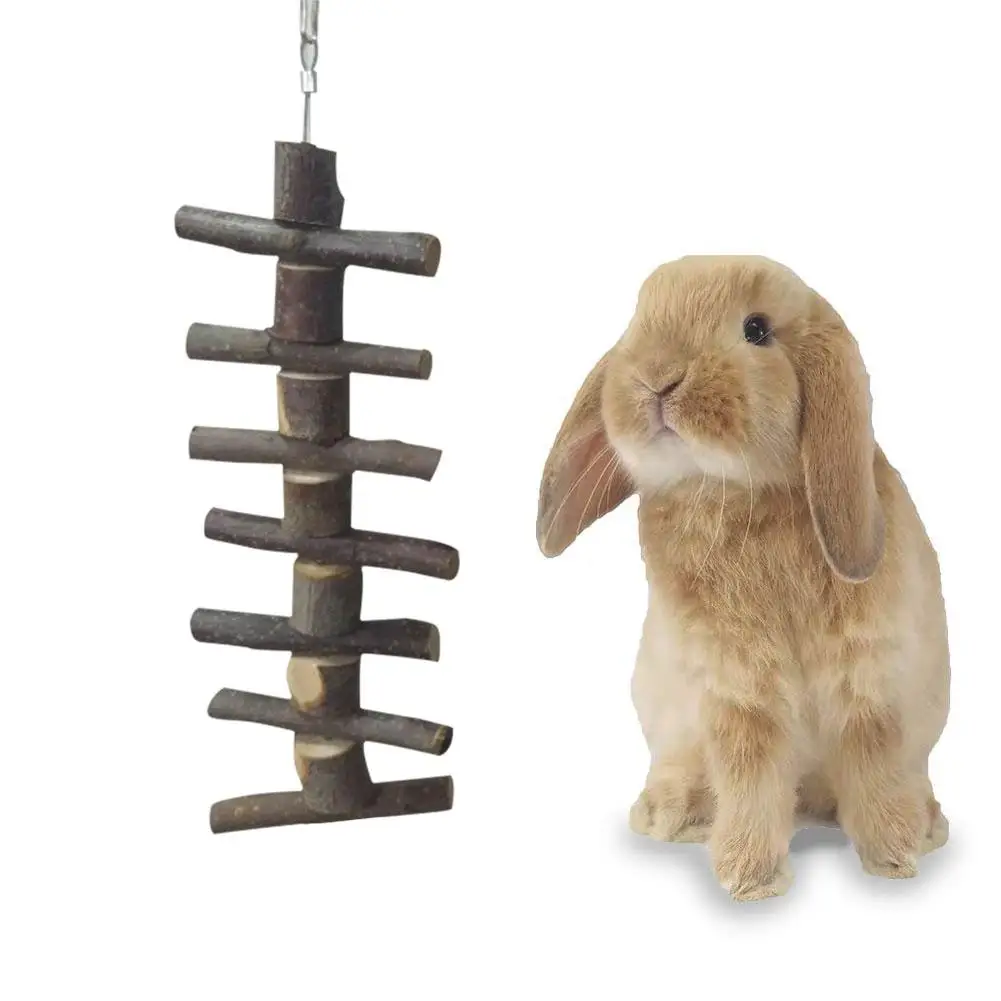

Bunny Chew Toy Pet Tooth Chew Stick Natural Apple Wooden Molar Rod For Rabbits Chinchilla Hamsters Guinea Pigs