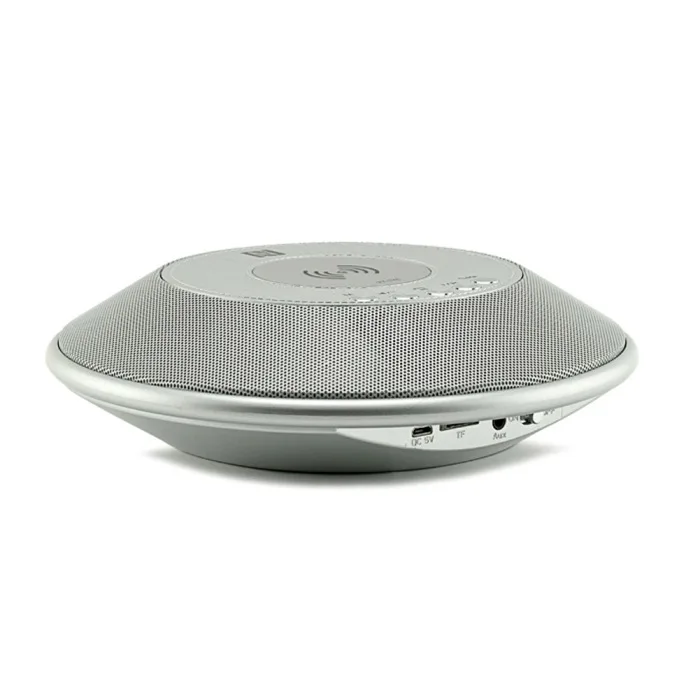 Беспроводной Bluetooth динамик QI Беспроводное зарядное устройство с fm-радио NFC будильник для iPhone samsung FKU66