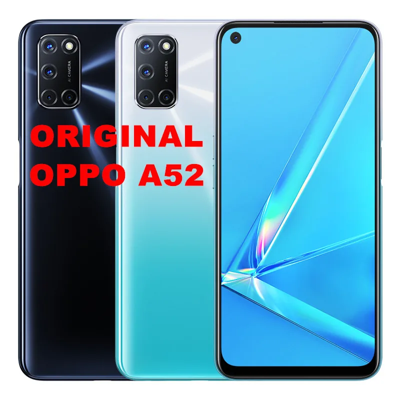 DHL быстрая доставка Oppo A52 4G LTE Смартфон Android 10 0 6 5 &quot2400X1080 Snapdragon 660 8 Гб RAM 128 ГБ ROM