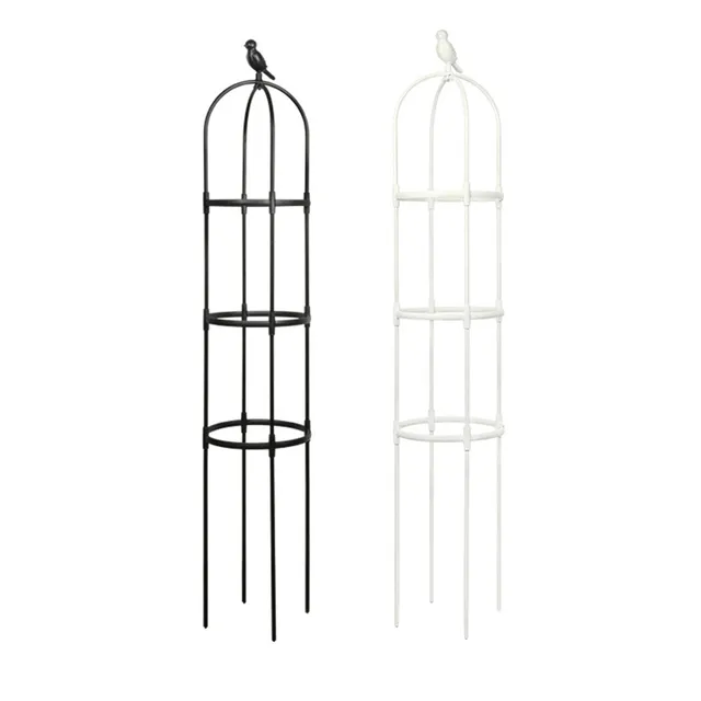 Kerti Rácsos Állványok Polc Növényi Tartó Keret Acél Tartós Clematis Rózsa Növények Szőlő 150 Cm -Es Paradicsom Hegymászó Rack - Image 4