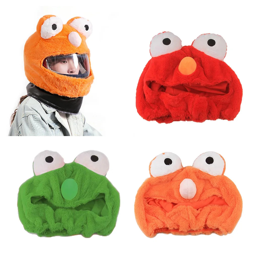 Motorcycle Bicycle Helmet Cover Motorbike Funny Crazy Case Helmet Cover Cap Crash Helmet