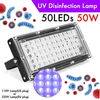 

50W UV Sterilizer Germicidal Disinfection Sterilizer,110/220V Sterilization Light,Ultraviolet Lamp Sterilizer,50 Leds Bulb Lamp
