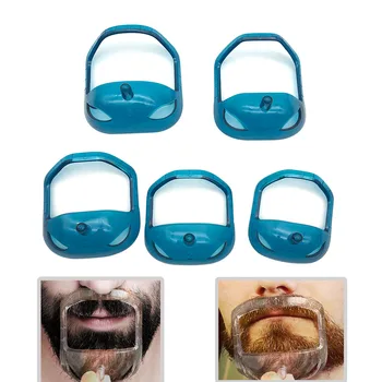 

5Pcs/lot Salon Mustache Beard Styling Template Beard Shaper Goatee Mustache Grooming Tool