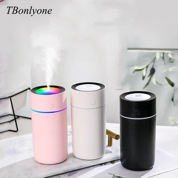 

320ML Electric Humidificador Air Humidifier USB увлажнител LED Light Mist Maker Home Car Aroma Diffuser Gift nawilzacz powietr