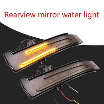 

Hot 1 Pair Vehicle Car Rearview Mirror Indicator Led Dynamic Water Turn Signal Light For C E S Class W204 Car Styling Accessorie