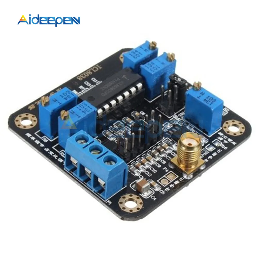 ICL8038 Низкочастотный генератор сигналов модуль синусоидальный квадратный треугольник волновая доска генератор синусов генератор частоты DC 5 в 12 В