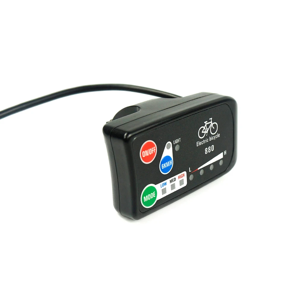 

24V 36V 48V Bike Display Control LED KT 880 Display Control Bicycle Part
