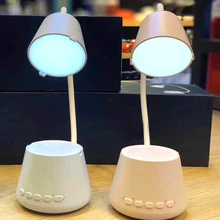 Портативная Бытовая настольная лампа Беспроводная Bluetooth Колонка многофункциональная карта маленький динамик настольная лампа NK-Shopping