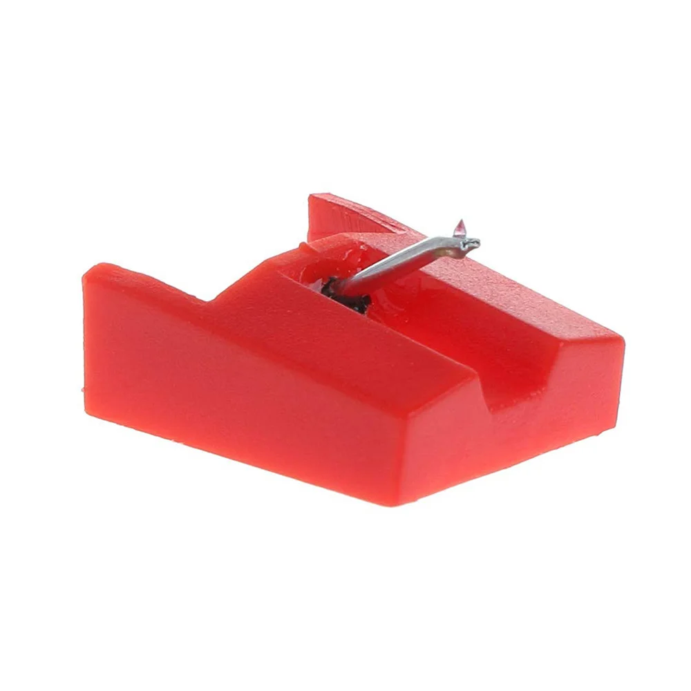 Red Pack of 1 Игла для проигрывателя с сапфировым наконечником, керамическая игла, стилус, сменный наконечник для проигрывателя фонографии, совместимый с Crosley - Цвет: Red Pack of 1