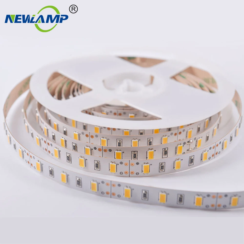 5630 Светодиодная лента 60led/M DC24V CRI90 + белая печатная плата высокая яркость гибкая