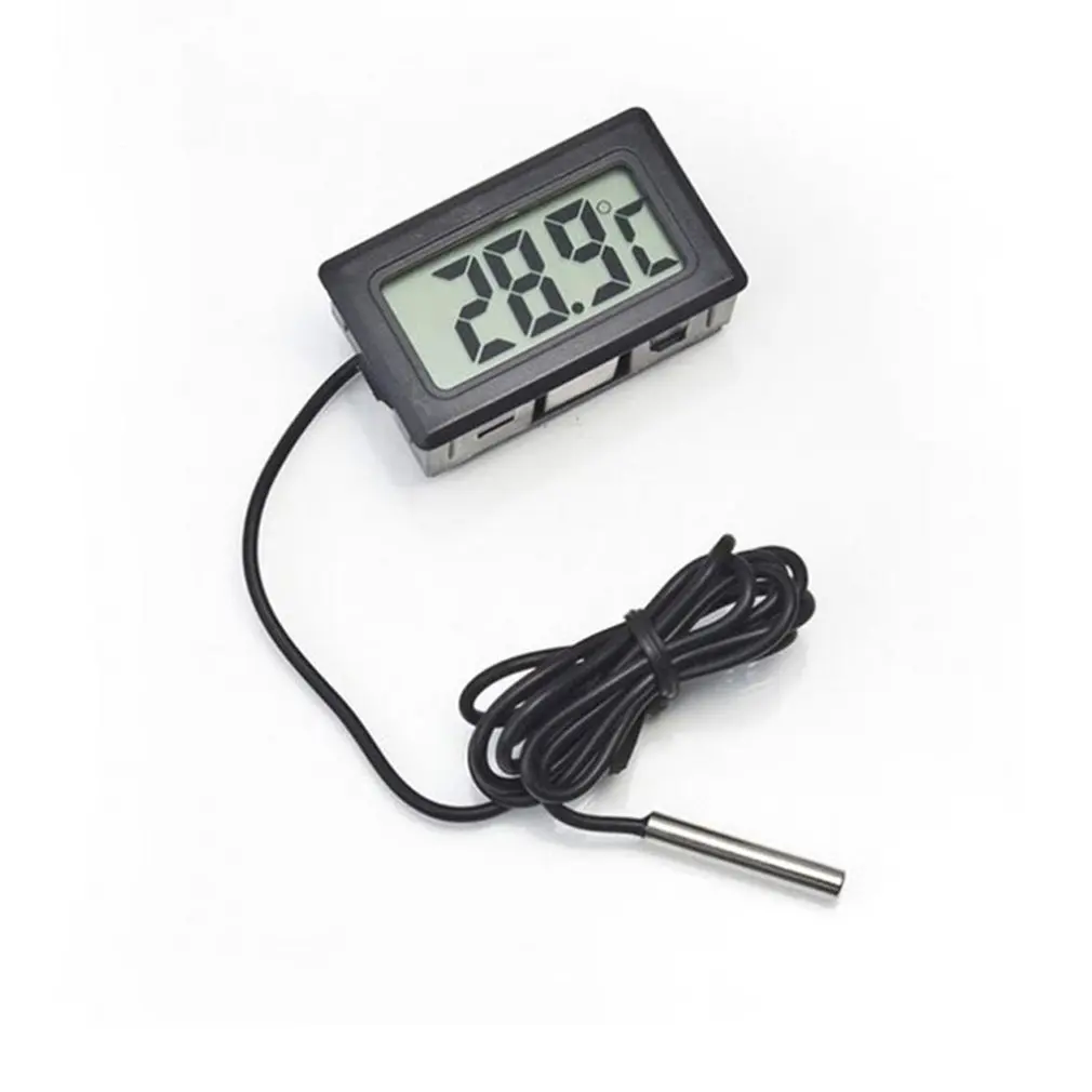 

Refrigerator Thermometer Electronic Digital Thermograph LCD Fridge Freezer temperature Tester Probe Sensor Meter 1 m