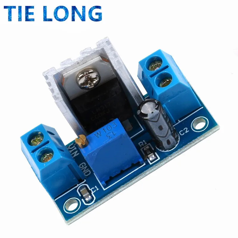 LM317 DC-DC понижающий преобразователь модуль печатной платы линейного регулятора