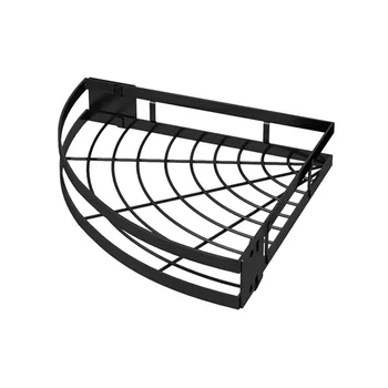 

Free Of Punch Kitchen Shelving Wall Hanging Knife Rack Cutting Board Dishes Seasoning Black Storage Rack