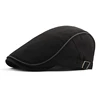 Adjustable Cotton Berets  Hats For Men Classic Spring Summer SunCaps Cotton Blend Beret Hat Flat Brim Men Berets Cap 2