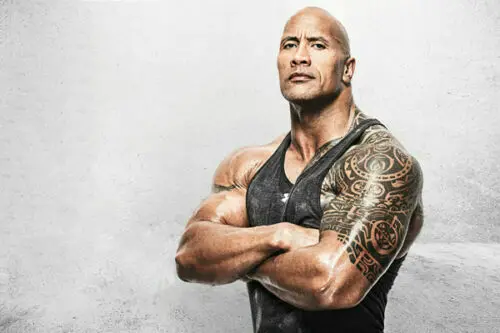 W031 The Rock Dwayne Johnson Fitness Bodybuilding
