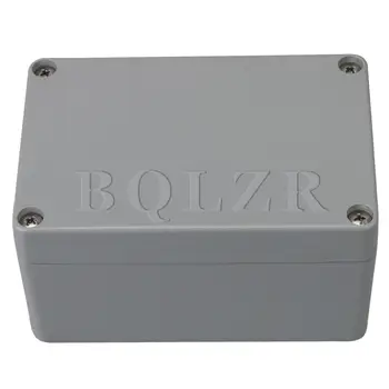 

BQLZR Junction Box IP65 Cable Connection DIY Case Enclosure Gray14.8x9.7x8.2cm