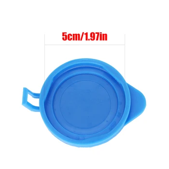 Alternative view of Blue Plastics Windscreen Washer Bottle Cap Screenwash For Ford Focus Wiper Tank Sealed Lids Top Replacement Auto Parts 2011-2015
