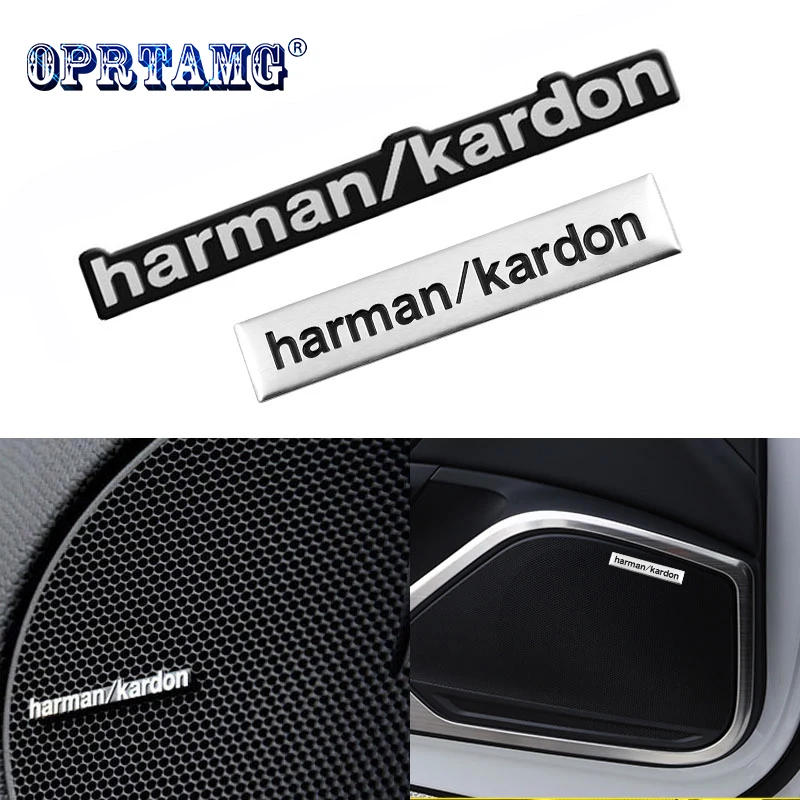 

1pcs harman kardon car audio decorate Car sticker styling For bmw e46 e90 f20 e60 e39 e36 f10 X1 X3 X4 X5 X6 X7 Car accessories