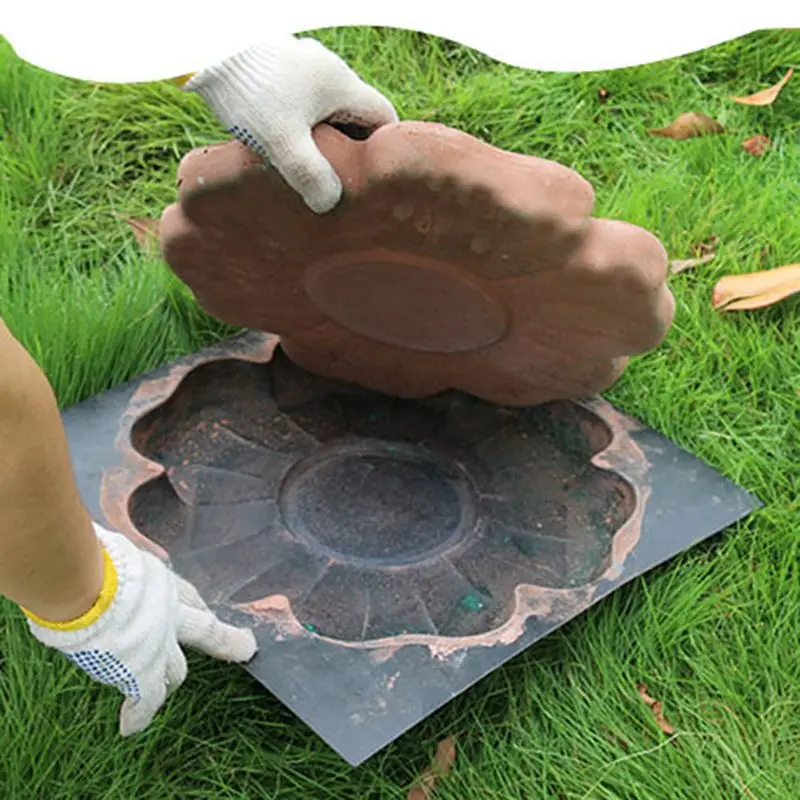 Step Stone Path Maker DIY Concrete Mold Cement Paving Landscape Floor Tile Pavement Mould for Garden Yard Pathway