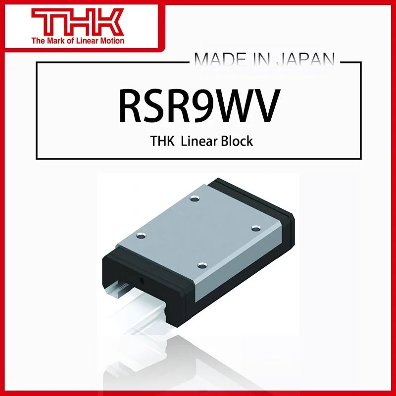 RSR9WVM+170mm THK Used LM Guide Linear Bearing NSK IKO CNC Route 2 Rail 4 Blocks 